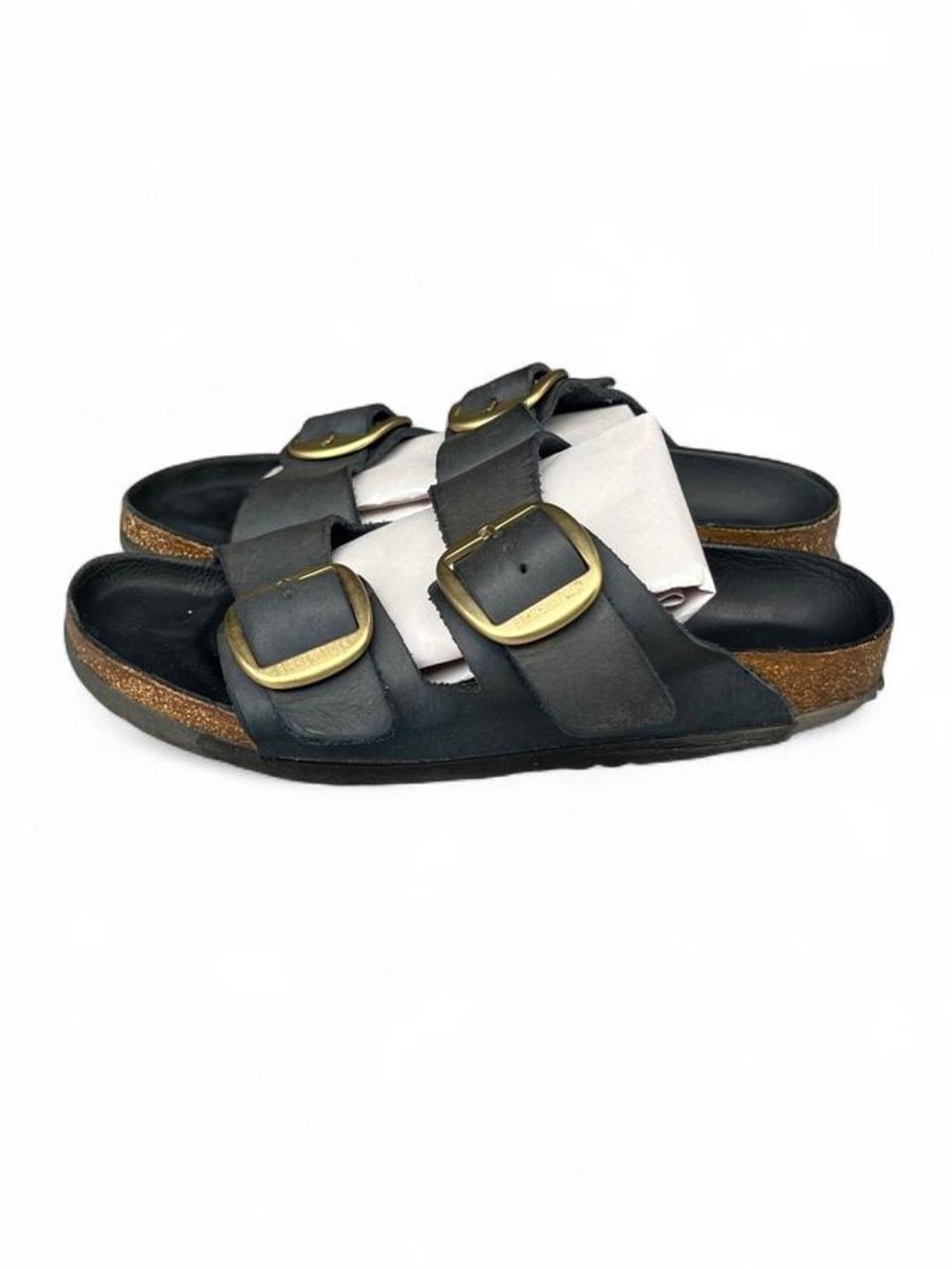 Birkenstock Arizona Big Buckle Midnight Navy Oiled Leather Sandals EU 39 US 8 R